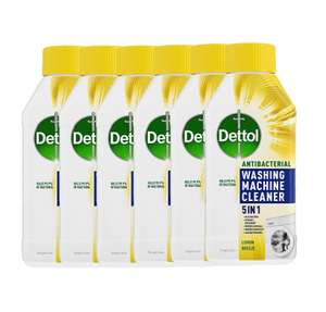 Dettol Washing Machine Cleaner Lemon Multipack, Pack of 6 x 250ml £14.09 delivered - Prime Exclusive @ Amazon