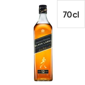 Johnnie Walker Black Label 12YO Whisky 70cl £20.00 with clubcard @ Tesco