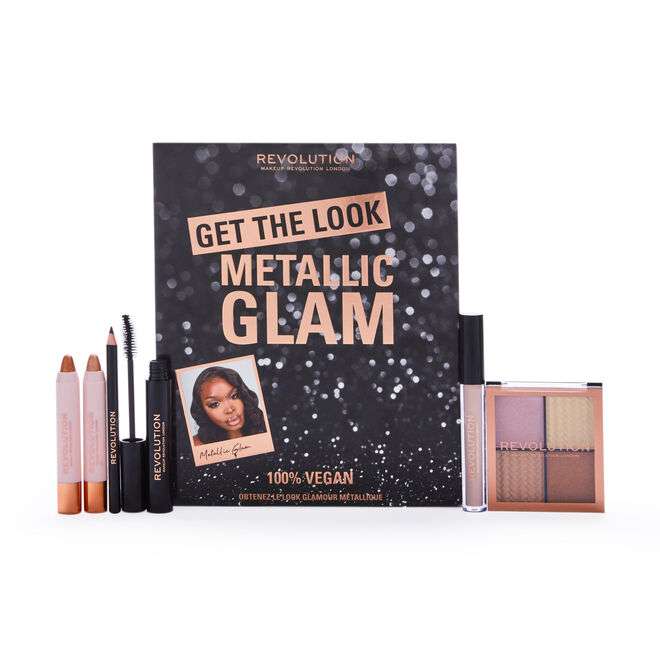 Makeup Revolution Get The Look: Metallic Glam Makeup Gift Set £4.50 + £3.95 delivery @ Revolution beauty