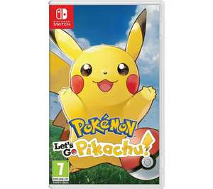 NINTENDO SWITCH Pokemon: Let's Go Pikachu!/ Let's Go Eevee £35.14 Delivered Using Code @ Currys Ebay
