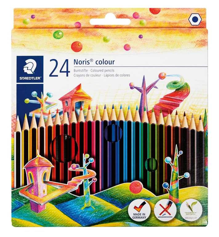 Staedtler Noris Coloured Pencils, Standard (pack of 24x5)