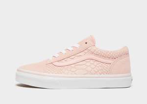 Vans Old Skool Pink Snake Junior, size 5 - £25 + free Click and Collect @ JD Sports