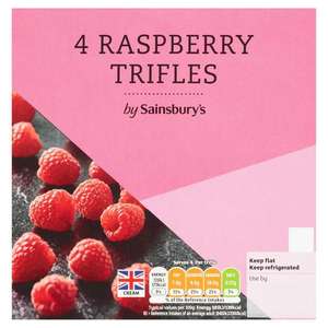 Raspberry Trifle 4x125g by Sainsbury's (Dudley)