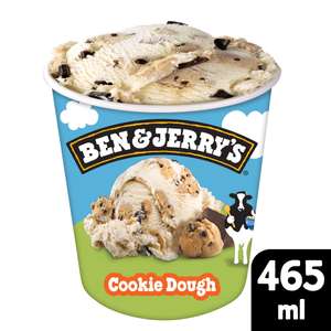 Ben & Jerry's Cookie Dough Vanilla Ice Cream Tub 465ml (Nectar Price)