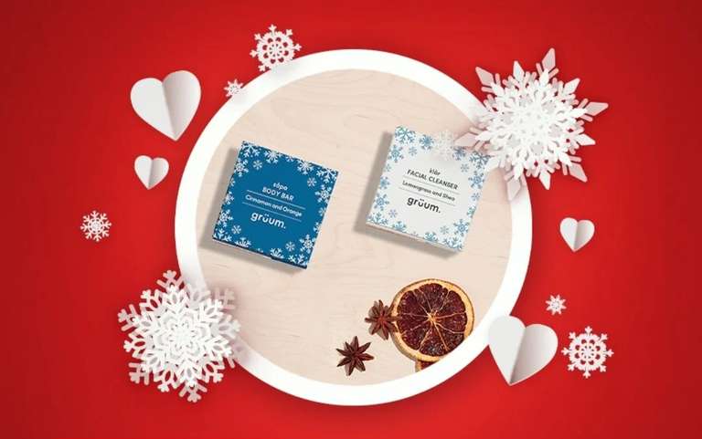 Free Festive Face and Body Care Set from Grüum - Pay postage 99p @ Vodafone Veryme