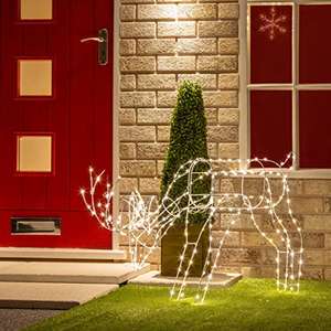 The Christmas Workshop 71409 Light-Up Grazing Reindeer £17.61 @ Amazon