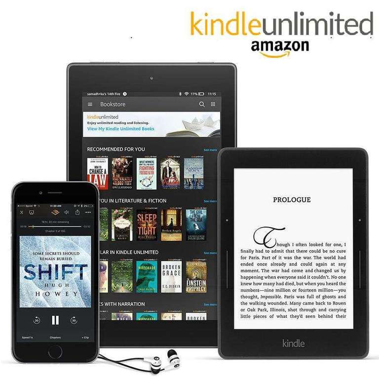 Kindle Unlimited: 3 months subscription for free (Prime - selected accounts) @ Amazon