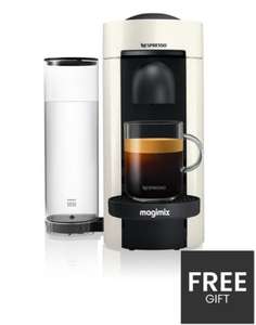 Nespresso Vertuo plus Coffee Machine by Magimix + Free milk frother & 3 mths of coffee (via redemption) £75 Free click and collect @ Very