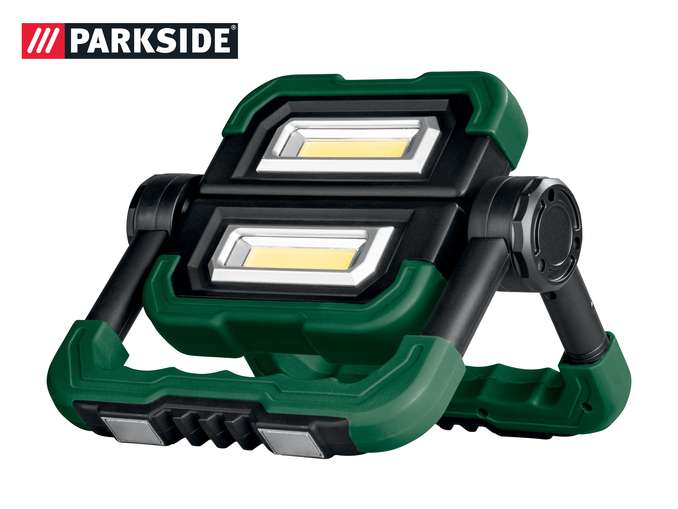 Parkside (Magnetic, Foldable) COB LED Work Light 5AH Battery/1700mAh Power Bank - 3 Year Warranty - £19.99 instore @ Lidl