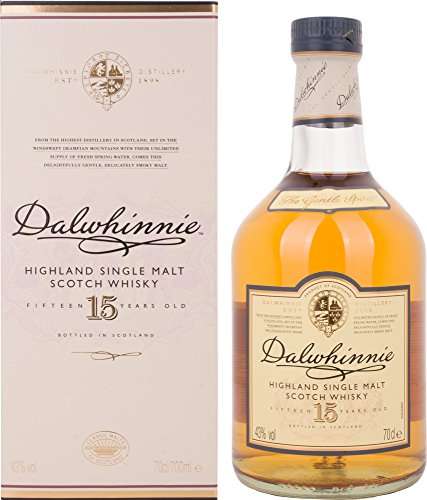 Dalwhinnie 15 Years Old Single Malt Scotch Whisky 43% 70cl with Gift Box £32.27 @ Amazon