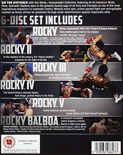 Rocky: The Heavyweight Collection 2014 Edition Boxset £23.29 Amazon