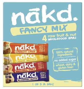 Nakd Fancy Mix Fruit & Nut Bars 4x35g - £1.38 instore @ Sainsburys (Rayleigh Weir)