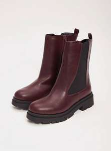 Women's Oxblood chunky chelsea boots Size 5-6 £9 @ TU free c&c