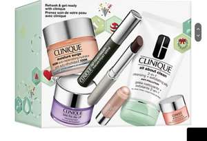 Clinique Refresh & Get Ready: Skincare & Makeup Gift Set - £30 Free Collection @ Marks & Spencer