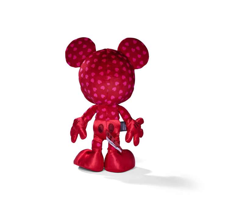 Disney Love & hearts red Mickey Mouse - July Edition, 35 cm Plush soft toy in Gift Box, Special, Limited Edition Collectible
