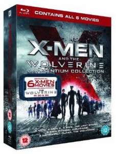 X-Men And The Wolverine Adamantium Collection 1-6 Blu-ray (used) - With Code - £3.95 delivered @ Music Magpie