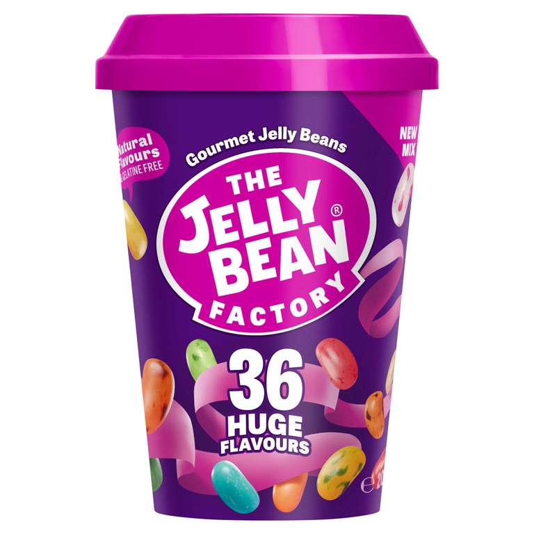 The Jelly Bean Factory Gourmet Jelly Beans 36 Huge Flavours 200g