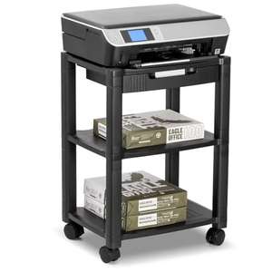 Halter Lz-308 Rolling Printer Cart Machine Stand With Cable Management (Holds Up To 75 Pounds )- sold & dispatched by MHP Trading