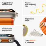 Apple Watch Ultra (GPS + Cellular, 49mm) Smart watch - Titanium Case with Midnight Ocean Band