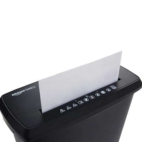 Amazon Basics Paper Shredder Sharpening and Lubricant Sheets, Pack of 12