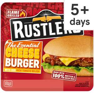 Rustlers The Essential Cheeseburger 172G - Clubcard Price