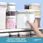 Sistema BAKE IT Food Storage Container + Measuring Cup | 2.4 L Food Pantry Storage Container | BPA-Free £5.25 @ Amazon
