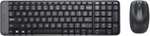 Logitech MK220 Compact Wireless Keyboard and Mouse Combo for Windows, 2.4 GHz Wireless + Unifying USB-Receiver, 24 Month Battery (Free C&C)