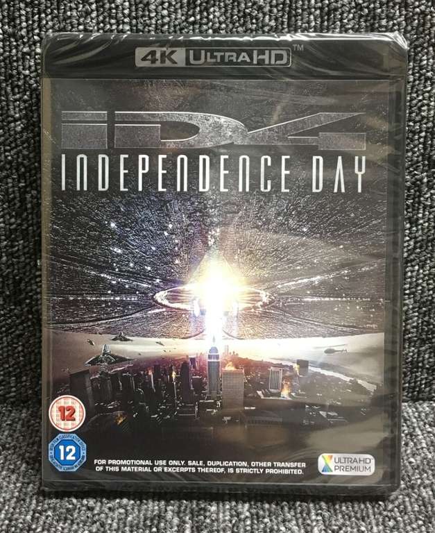 Independence Day 4K Ultra HD - With Code, Sold By soundvisioncollectables