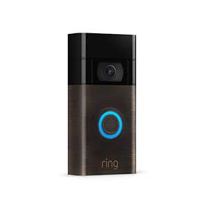 Certified Refurbished Ring Video Doorbell (2nd Gen) by Amazon | Wireless Video Doorbell Security Camera with 1080p HD Video, Wifi
