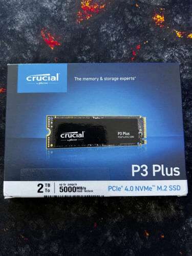 Crucial P3 Plus 2TB M.2 PCIe Gen4 NVMe Internal SSD - Up to 5000MB/s £92.99 ecomputers.ltd eBay