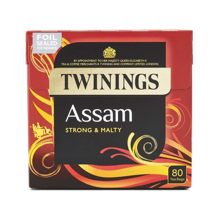 Twinings Assam 80 Tea Bags £3.50 @ Asda