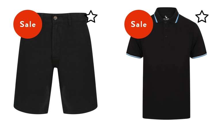 Chino Shorts + Polo Shirt for £17.99 using code + £2.80 delivery @ Tokyo Laundry