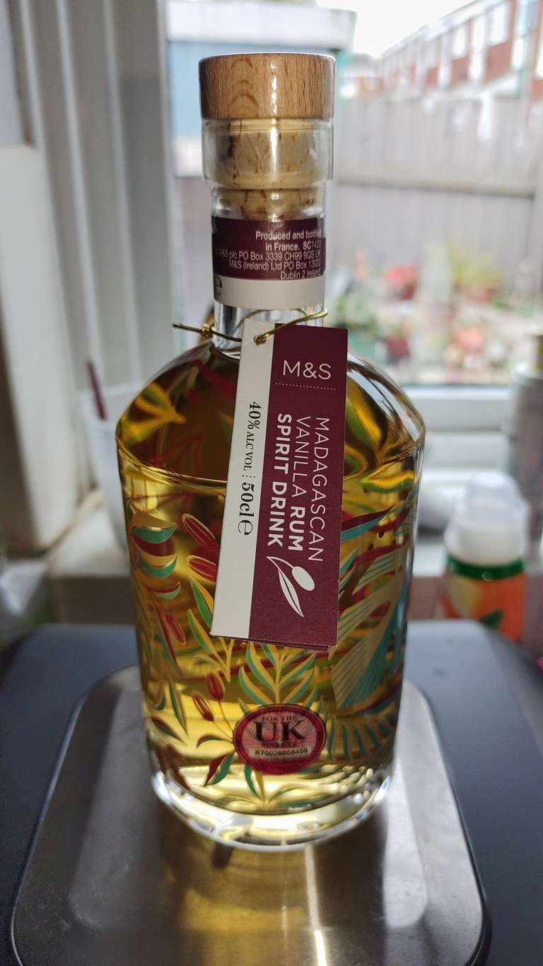 Madagascan Vanilla Rum 50cl 'Spirit Drink' - Middlesbrough