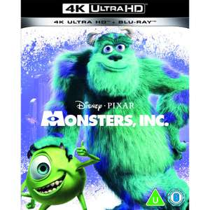 10 for £50 on Selected Disney Pixar 4K Ultra HD Blu-ray