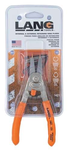 Lang tools 1421 Quick Switch Circlip Plier Set,Silver