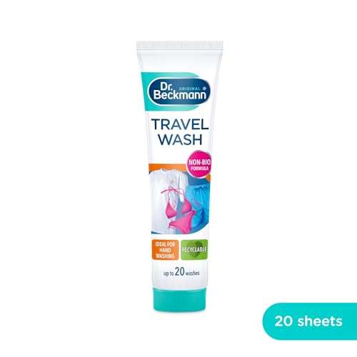 Dr. Beckmann Travel Wash | Clean laundry On The Go | up to 20 washes | 100ml