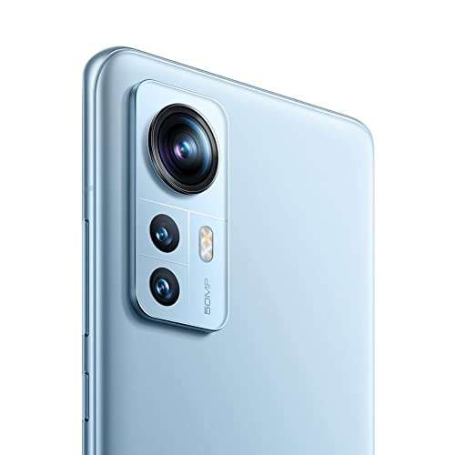 Xiaomi 12 - Smartphone 8+256GB, 6.28” 120Hz AMOLED Display, Snapdragon 8 Gen 1, 50MP+13MP+5MP Triple Camera, 4500mAh, Blue