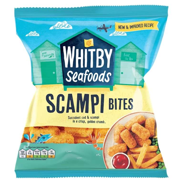 Whitby Seafoods Scampi Bites 190g