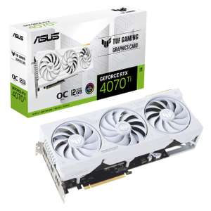 Asus TUF Gaming NVIDIA GeForce RTX 4070 Ti White Edition 12GB GDDR6X OC