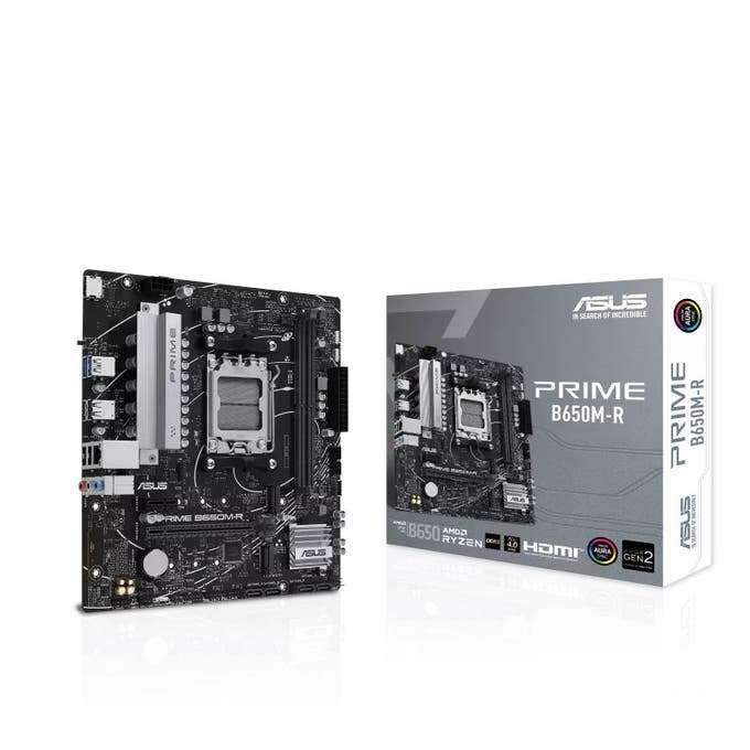 AMD Ryzen 5 7500F Six Core 5.0GHz, ASUS Prime B650M-R Micro ATX Motherboard CPU Bundle