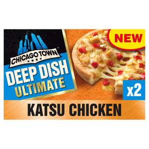 2pk Chicago Town Katsu Chicken Pizza instore Oldbury