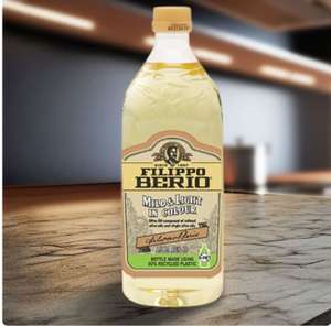 Filippo Berio Mild & Light Olive Oil 1.5 Litre Bottle - Best Before End March 2024 - Free Delivery On £25 Spend