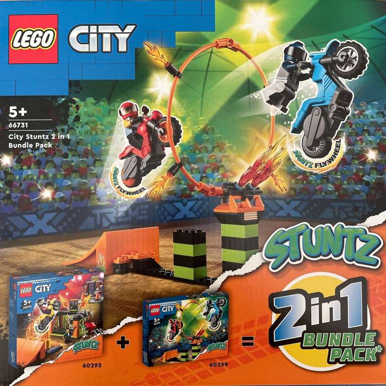 Lego city 2 in 1 Stuntz Bundle 66731 £10 in store @ Sainsbury's