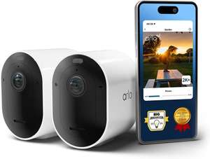 Arlo Pro 5 Security Camera Outdoor, 2K 8-Month* Battery Operated Home Outdoor Camera With Advanced Colour Night Vision,