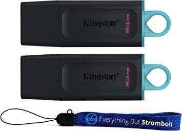 Kingston DataTraveler Exodia 2 x 64GB USB 3.2 Flash Drives (Multi-Pack of 2 Drives) £6.99 @ Hit