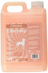 Groomers Professional dog shampoo 2.5 litres Peach and Apricot £11.86 (£10.67 with Subscribe & Save) at Amazon
