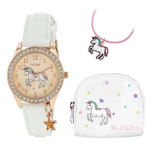 Tikkers Kid's Unicorn Watch, Necklace & Purse Gift Set - £9.99 with click & collect @ Argos