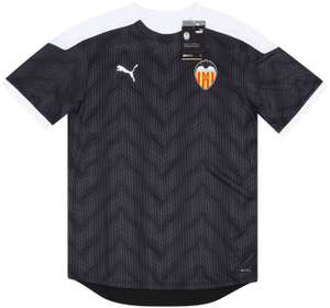 2020-21 Valencia Puma Stadium Training Shirt Black Delivered with code £16.48 @ Classic Football Shirts