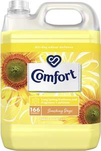 Comfort Sunshiny Days exceptional Softness and Freshness Fabric Conditioner, 166 Wash - £7 (£5.60 with 15% S&S first orders) @ Amazon