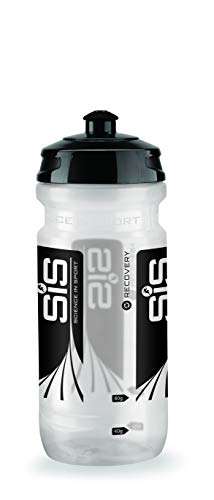 SIS Clear Sports Water Bottle, Wide Mouth, Black Logo, Transparent, 600 ml £3.49 / £3.14 Subscribe & Save @ Amazon